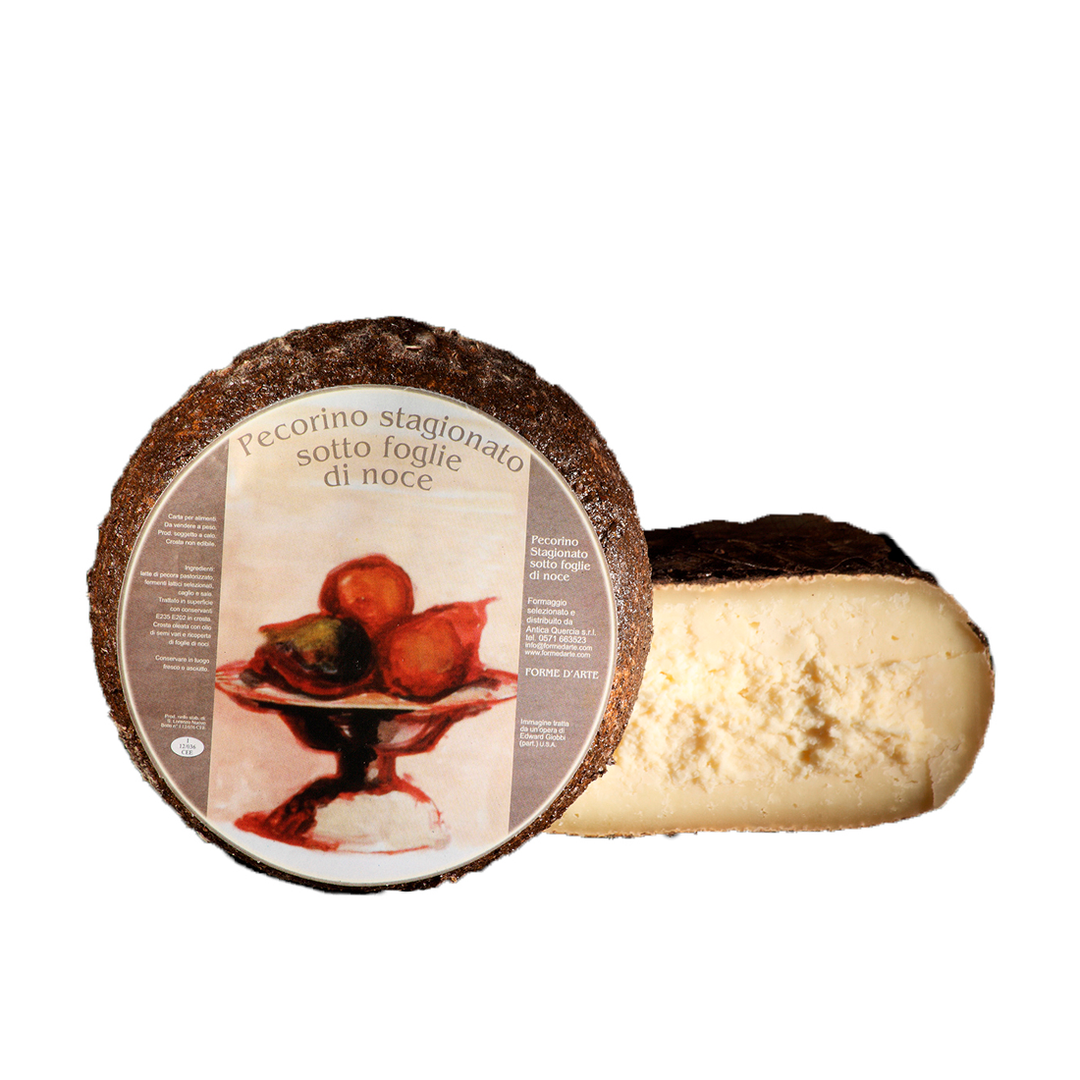 Pecorino Stagionato sotto Foglie di Noce