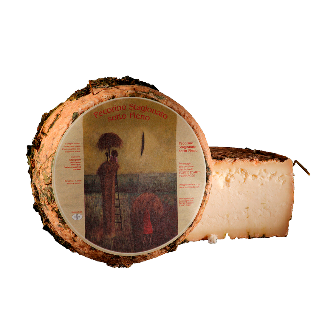 Pecorino Toscano Stagionato in Grotta - Affinato sotto Fieno